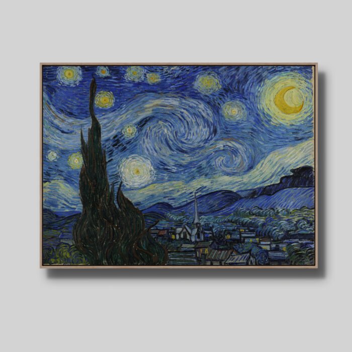 Tableau "La Nuit Étoilée" de Van Gogh - Reproduction Artistique Premium